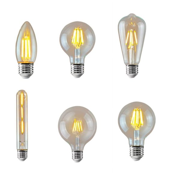 HOT 4W Vintage E27 Bulb C35 ST64 G80 G95 G125 T185 LED Retro 2200K Luminaire Decoration Lighting