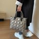 thumbnail image 2 of Bolso de mano acolchado para mujer, bolso de compras, bolso hobo suave e impermeable, bolsos de hombro ligeros para el trabajo, entrenamiento, 2 of 6