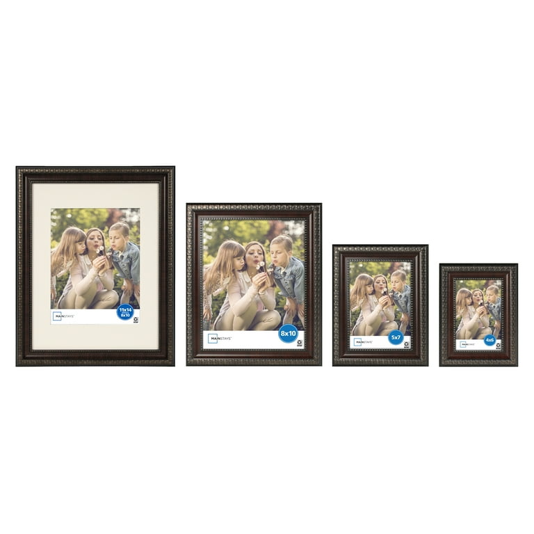 Tabletop Changable 8x10, 4x6 and 5x7 Picture Photo Frame Satin