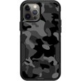 thumbnail image 1 of Skin Compatible With OtterBox Commuter iPhone 12 & 12 Pro - Black Camo | Protective, Durable, and Unique, 1 of 3