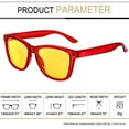 thumbnail image 4 of Joopin Night Vision Glasses for Men Women Yellow Fishing Driving Hiking Glasses UV400 Protection(Red), 4 of 6