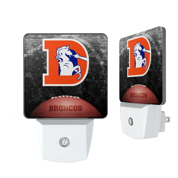 Denver Broncos Legendary Design Nightlight 2-Pack