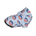thumbnail image 2 of Cauagu Donut with the USA Fag Pattern Winter Pet Hoodie Sweatshirts- Dog Hoodie Sweater with Leash Hole - Cute Dog Hoodie - Pet Clothes Puppy Cat Custume -XX-Large, 2 of 8
