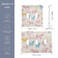 thumbnail image 3 of Dailycode Light Switch Plate Covers 2 Gang Wall Plate Plastics Outlet Covers for Kitchen Home Office Decor Pink Blue Yellow Cattle, 3 of 8