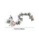 thumbnail image 3 of Guirnalda de peonías artificiales | Guirnalda de flores artificiales para decoración del hogar | Arreglo floral de plástico de 178 cm de largo, 3 of 9