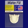 thumbnail image 2 of Zebra RV Fresh Water Inlet RM402P Used For RV And Marine Fresh Water System; Fill Spout With Hinged Cover; 1-1/4 Inch Female Pipe Thread Connection; Polar White; With Retail Packaging, 2 of 4