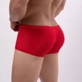 thumbnail image 5 of Sngxgn Stretch Mens Boxer Briefs Mens Underwear(Red,M), 5 of 9