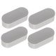 thumbnail image 5 of AURARMLET 4Ud Toilet Seat Bumpers Gris Claro Almohadillas Amortiguadoras Adhesivas Para Asientos De Inodoro, 5 of 8
