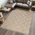 thumbnail image 2 of Casavani Handmade indian Living Room Kilim, Gray 4x10 feet, 2 of 6