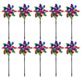 thumbnail image 1 of 2/10 Uds. Molino de viento repelente de pájaros creativo 8 hojas DIY molino de viento disuasorio de pájaros Hugtrwg  Para estrenar, 1 of 1