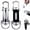 Silver+Black, variant on Orvyla Key Chain Torch, 1200lm Super Bright Mini Keychain Flashlight Waterproof, Portable & Rechargeable Bright Keychain Flashlight on Keychains and Clothing as a Key Chain