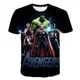 thumbnail image 5 of Camisetas de Spiderman para niños, camisetas con estampado de dibujos animados para niños, pantalones cortos de verano, traje informal, nueva camiseta de Sonic para niños, 5 of 5
