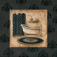 thumbnail image 2 of Gorham, Gregory 26x26 Gold Ornate Wood Framed with Double Matting Museum Art Print Titled - Bath Time I, 2 of 4