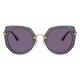 thumbnail image 2 of Brand New Miu Miu Sunglasses MU 02XS 04O 6O2 Grey Transparent/Violet For Women, 2 of 2