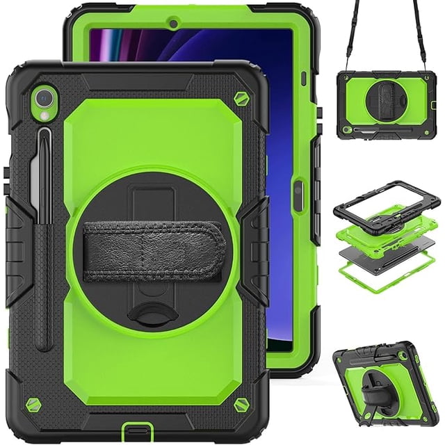 Funda Protectora para Samsung Galaxy Tab S10 Lite / S10 FE / S9 FE 10.9" / Tab S9 11"(GreenPC)