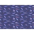 thumbnail image 1 of Ahgly Company Indoor Rectangle Patterned Blue Whale Blue Area Rugs, 2' x 5', 1 of 6