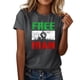 thumbnail image 5 of Tops de Cuello Alto para las Mujeres de la Carta de la Moda Impresa Blusas de Manga Corta, Camisas Casuales Suaves con Cuello Triple 弹性 Ajuste, Camiseta de Suéter de Uso Diario, 5 of 5