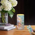 thumbnail image 2 of COEQINE Sea Shell Starfish Beach Theme Flameless Candle Battery Powered with Remote Control 12 Colors 4/8 Hours Timer LED Night Lights Pillar Candle Tealights Home Indoor Decor, 2 of 7