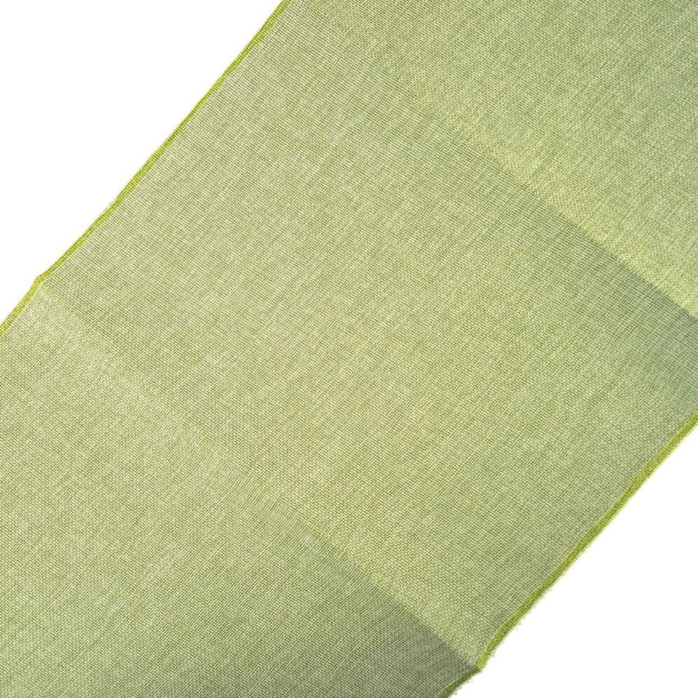 Faux Jute Rectangular Table Runner, Moss Green, 72Inch