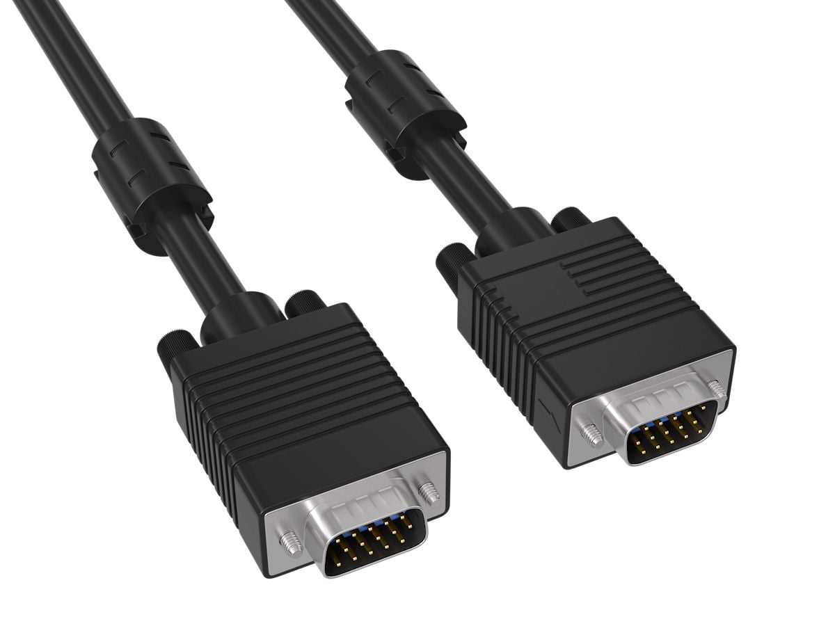 SANOXY Cables and Adapters; 100ft SVGA HD15 M/M Monitor Cable with Ferrites