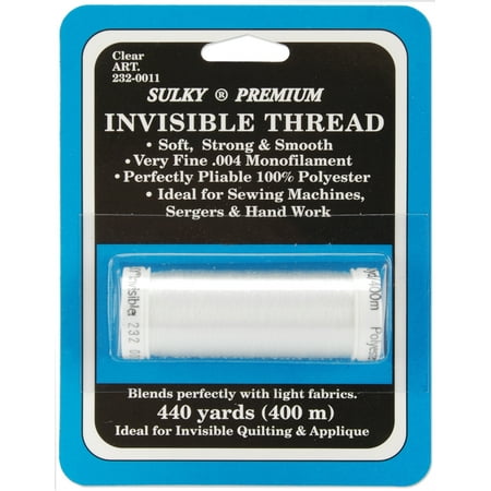 Sulky Premium Invisible Thread 440yd Clear