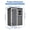 Gray + Resin, variant on Weatherproof Resin Garden Equipment Storage Cabinet with Adjustable Shelves - Spacious 52.36L x 29.7W x 74.25H White Plastic Deck Box for Patio, Garage, and Basement Organization