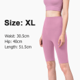 thumbnail image 2 of Pantalones de yoga ajustados Hukapapa para mujer, de corte T, color melocotón, para fitness, cintura alta, para entrenamiento de levantamiento de glúteos, fitness, yoga, rosa, 2 of 5