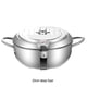 thumbnail image 5 of Monstrate Conveniente olla de freidora de acero inoxidable con control de temperatura y estante escurridor por goteo de aceite Cocina y Comedor, 5 of 6