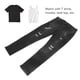 thumbnail image 3 of Pantalones Casuales, Pantalones Desgastados Con Cremallera Transpirable De Bolsillo A La Moda Para Ir De Compras, 3 of 6