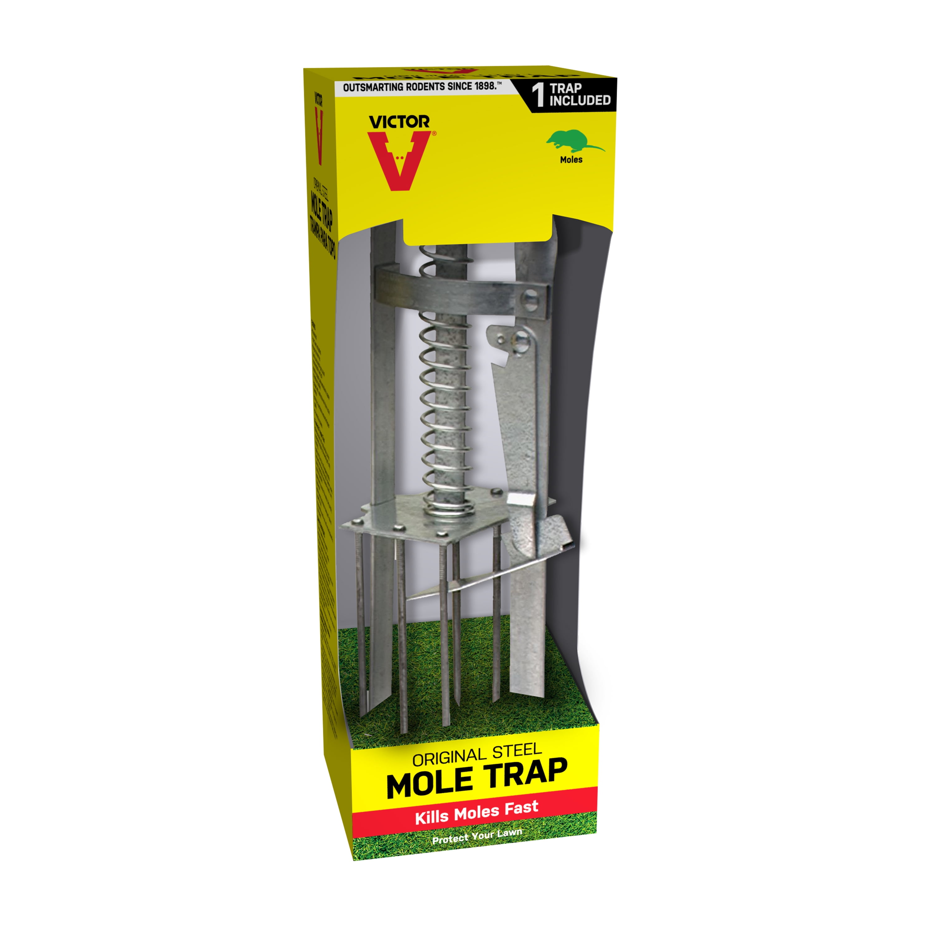 Victor Plunger Style Mole Trap For Quick and Clean Kill Garden Trapping Quick 