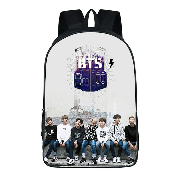 OLOEY 16-INCH BTS Boy Group School Bags for Girls & Boys Primary