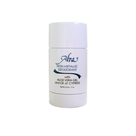 Aloe Vera Gel Deodorant Stick - Alra Non-Metallic Deodorant With Aloe Vera Gel And Oil Of Cypress 2.5 Oz