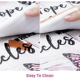 thumbnail image 6 of Butterfly Kitchen Rugs Sets of 2 Kitchen Mats for Floor Farmhouse Anti Fatigue Mats for Kitchen Floor, Daisy Floral Kitchen Rugs Non Slip Washable Comfort Mat, 18'''' x 30''''+18'''' x 48'''', Pink, 6 of 6