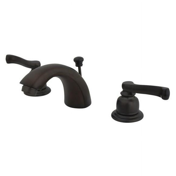 Kingston Brass KB955FL 2.06 in. Royale Mini-Widespread Bathroom Faucet, Oil Rubbed Bronze