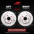 thumbnail image 4 of APF Front Rotors for Chrysler Town  Country 2001-2007, 4 of 6