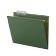 thumbnail image 2 of Smead TUFF Hanging Folders with Easy Slide Tab, Letter Size, 1/3-Cut Tab, Standard Green, 20/Box (64036), 2 of 6