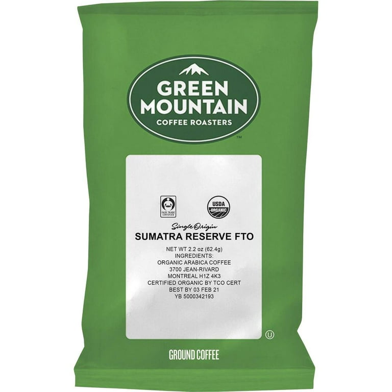 Sumatra Reserve Fraction Packs, 2.2 oz, 50/Carton Sumatra Reserve Fraction Packs, 2.2 oz, 50/Carton
