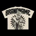 thumbnail image 3 of Camiseta de calle Y2K con estampado gráfico de hip-hop para hombre, camiseta extragrande, camiseta gótica Harajuku, nueva camiseta de manga corta, 3 of 5