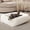 Cream-S (20"x19"x6"), variant on Dog Bed For Small Medium  Washable Pet With Removable Cover Rectangle Soft Calming Sleeping Puppy Durable Cuddler Anti-slip Bottom