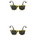 thumbnail image 2 of Guardurnaity Cosplay Hairpiece Hair Pendent Party Headwear Exquisito para niños Performance Prop Gafas atractivas en forma de abeja Anteojos 2piezas, 2 of 6
