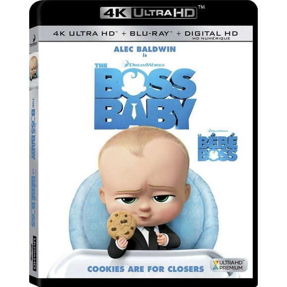 The Boss Baby (4K Ultra HD + Blu-ray + DVD + Digital HD)(Bilingual)