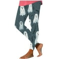 thumbnail image 7 of Abomasnow Women's Halloween Leggings Plus Size Horror Print Costumes Peached Legging High Waist Tight Pants Slim Fit Halloween Costumes Fall Daily Clothes, 7 of 7