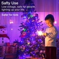 thumbnail image 6 of 33ft 100 LED Christmas String Lights, Plug in Fairy Lights Waterproof 8 Modes, Colorful Fairy String Lights for Indoor Outdoor Bedroom Wedding Party Patio Christmas Tree, 6 of 8