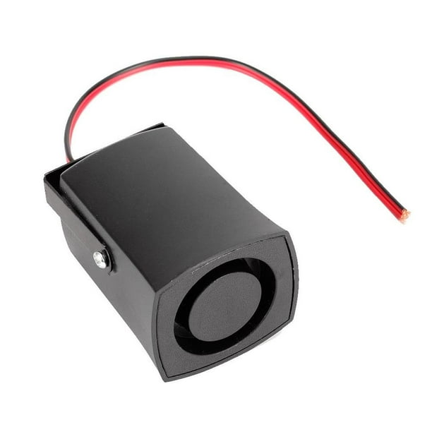 Universal 12V 115Db Alarma De Marcha Atrás Para Automóvil Retroceso Cuerno Beeper Zumbador Negro Methold VI003020-00