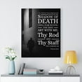 thumbnail image 2 of Scripture Walls Psalm 23:4 Shadow of Death Bible Verse Canvas Christian Wall Art Ready to Hang Unframed, 2 of 9