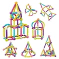 thumbnail image 1 of Juego de bloques de construcción magnéticos PicassoTiles PTX50 con almacenamiento, 1 of 7