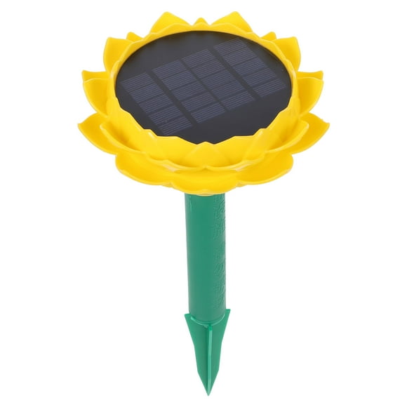 Altavoz impermeable con forma de loto, alimentado por energía solar, reproductor de canciones de Buda (1 unidad).