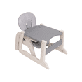 thumbnail image 2 of Silla Alta con escritorio color gris, 2 of 4