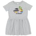 thumbnail image 3 of Inktastic Bookworm Ready for Preschool Girls Toddler Dress, 3 of 5
