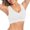 White, variant on QNANSPI Women's Plus Size Bras,Sports Bras for Women,Yoga Sports Bra for Women Thin Breathable Light Support Comfortable Racerback Tank Top